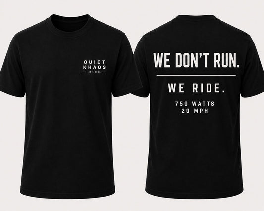 'We Don't Run. We Ride' Tee - Youth
